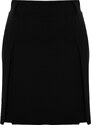 Trendyol Curve Black Mini Knitted Skirt