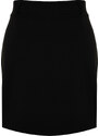 Trendyol Curve Black Mini Knitted Skirt