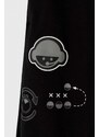 Dětské tepláky adidas černá barva, s potiskem