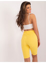 RELEVANCE ŽLUTÉ BIKER SHORTS --YELLOW Žlutá