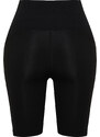Trendyol Black Matte Compression Fabric Reflector Print Detailed Knitted Sports Biker/Cycling Tights