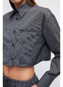 VATKALI Poplin cropped shirt