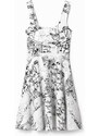 Dámské šaty DESIGUAL 24SWVK09 1000 VEST_TUALLY 1000 WHITE