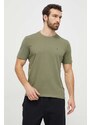 Bavlněné tričko Napapijri Salis zelená barva, NP0A4H8DGAE1