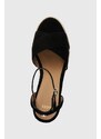 Semišové sandály BOSS Madeira černá barva, 50516698