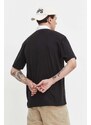 Bavlněné polo tričko Hollister Co. černá barva, s aplikací