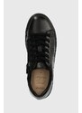 Dětské kožené sneakers boty Geox NASHIK černá barva