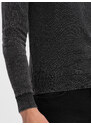 Ombre Washed men's pullover with a v-neck - black