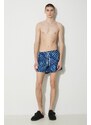 Plavkové šortky Marcelo Burlon Aop Sound Waves Swim Short CMFA003S24FAB0024501