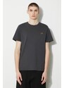 Bavlněné tričko Fred Perry Crew Neck T-Shirt šedá barva, s aplikací, M1600.V07