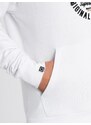 Ombre Clothing Pánská mikina s potiskem klokanky - bílá V1 OM-SSPS-0151