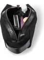 Bagind Hygi Misty - kosmetická taška z černé hovězí kůže a odolného canvasu