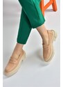 Fox Shoes Nude Thick Soled Women's Loafers