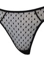 Trendyol Black Lace Polka Dot Detailed Capless Knitted Underwear Set