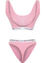 Trendyol Pink Cotton Elastic Detailed Capless Knitted Underwear Set