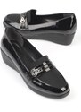 Capone Outfitters Women's Shoes with Capone Stones and Accessorized Wedge Heels.