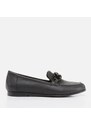 Yaya by Hotiç Black Women's Pedestrian Loafer