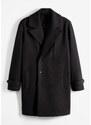 bonprix Premium blejzrový kabát s podílem vlny Černá