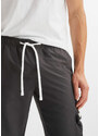 bonprix Cargo kalhoty bez zapínání z recyklovaného polyesteru Regular Fit Straight Šedá