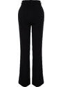Trendyol Black Bootcut/High Cuff Woven Trousers