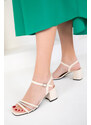 Soho Women's Beige Classic Heeled Shoes 17912