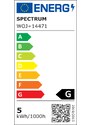 Spectrum LED LED filament žárovka G125 E27 4.5W 4000K 320 lm