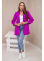 Kesi Elegantní sako s klopami fialové