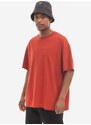 Bavlněné tričko A-COLD-WALL* Overdye ACWMTS088 WINE červená barva, s aplikací