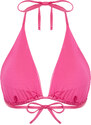 Trendyol Fuchsia Triangle Bikini Top