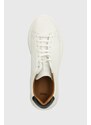 Kožené sneakers boty BOSS Bulton bílá barva, 50497887