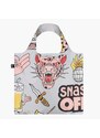 Skládací nákupní taška LOQI SNASK Tiger Grey