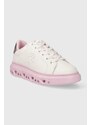 Kožené sneakers boty Karl Lagerfeld KAPRI KITE bílá barva, KL64530N