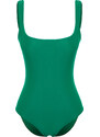 Trendyol Green Square Neck Regular Swimsuit