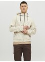 Béžová pánská softshellová bunda Jack & Jones Basic - Pánské