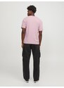 Světle růžové pánské tričko Jack & Jones Vesterbro - Pánské