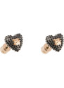 NÁUŠNICE KARL LAGERFELD K/HEART STUDS PAVE