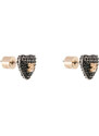 NÁUŠNICE KARL LAGERFELD K/HEART STUDS PAVE