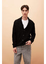 DEFACTO Standard Fit Shawl Collar Knitwear Cardigan