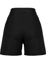Trendyol Black Pocket Cap Rib Detail Woven Shorts