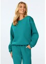 DKaren Woman's Sweatshirt Rehema Marine Green