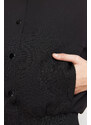 Trendyol Black Oversize Crop Thin Bomber Coat