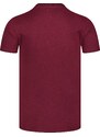 Nordblanc Vínové pánské bavlněné tričko SACHET