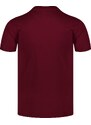 Nordblanc Vínové pánské bavlněné tričko MOUNTAINS