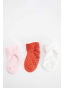 DEFACTO BabyGirl 3 piece Terry Socks