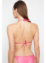Trendyol Fuchsia Triangle Bikini Top