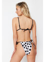 Trendyol Floral Patterned Triangle Double Sided Regular Bikini Set