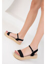 Soho Black Women's Sandals 17831