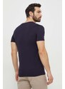 Bavlněné tričko Guess tmavomodrá barva, s potiskem, M2YI37 I3Z14