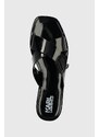 Pantofle Karl Lagerfeld JELLY III NFT dámské, černá barva, KL80004N