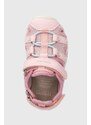 Dětské sandály Geox SANDAL MULTY růžová barva